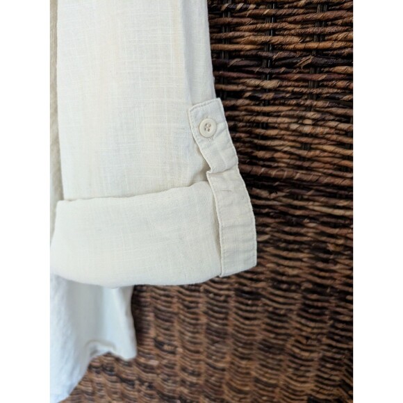 Coofandy Hemp Popover Henley Shirt Men's XXXL Gorpcore Minimalist Homesteader - Picture 4 of 6